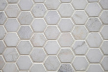 Seamless Pattern Hex Hexagon Polished Carrera Italian Marble Tile Options For Home Improvement And Renovations And New Construction Flooring And Backsplash Options