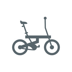 Poster - Isolated folding bike icon vector design