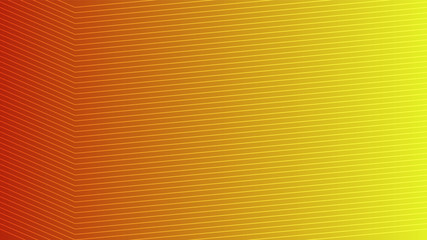 Poster - Abstract parallel line in orange gradient background. Use for modern design, cover, template, decorated, brochure, flyer.