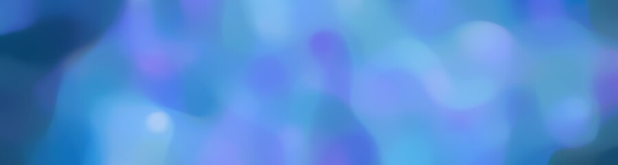 Aufkleber - blurred horizontal background with corn flower blue, teal blue and baby blue colors and space for text
