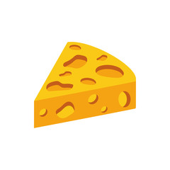 Sticker - Isolated cheese food vector design