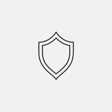 shield icon vector illustration for website and graphic design