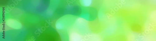 Fotografía soft unfocused horizontal background graphic with medium sea green, pale green a