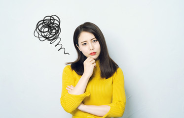 Poster - 不満顔の女性