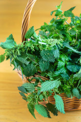 Wall Mural - nettle in the basket