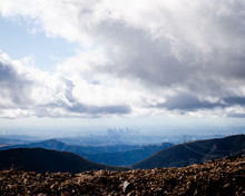 Los Angeles Skyline From Angeles Crest Highway