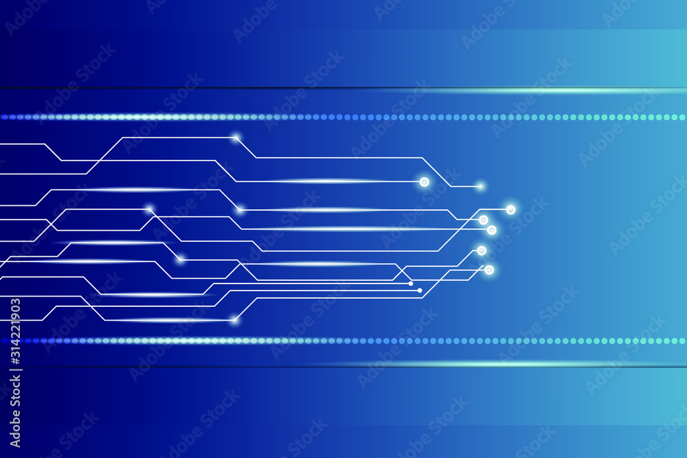 Digital abstract technology background vector futuristic circuit board ...