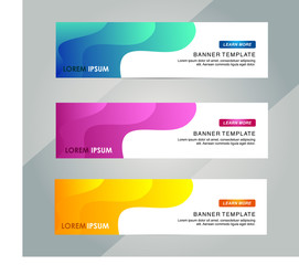 Wall Mural - Creative Abstract Web banner design background or header Templates