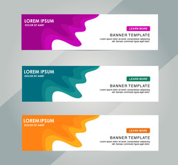 Wall Mural - Creative Abstract Web banner design background or header Templates