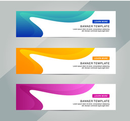Wall Mural - Abstract Web banner design background or header Templates