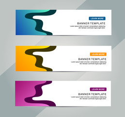 Wall Mural - Abstract Web banner design background or header Templates