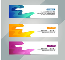 Wall Mural - Abstract Web banner design background or header Templates