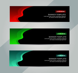 Wall Mural - Abstract Web banner design background or header Templates