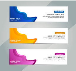 Wall Mural - Abstract Web banner design background or header Templates