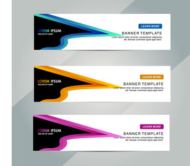 Wall Mural - Abstract Web banner design background or header Templates