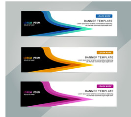 Wall Mural - Abstract Web banner design background or header Templates