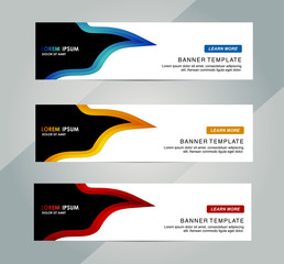 Wall Mural - Abstract Web banner design background or header Templates
