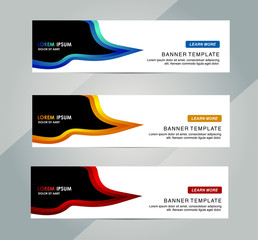 Wall Mural - Abstract Web banner design background or header Templates