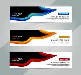 Wall Mural - Abstract Web banner design background or header Templates