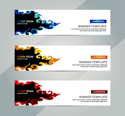 Wall Mural - Abstract Web banner design background or header Templates