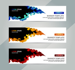 Wall Mural - Abstract Web banner design background or header Templates