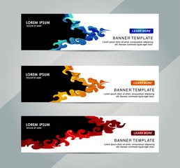 Wall Mural - Abstract Web banner design background or header Templates