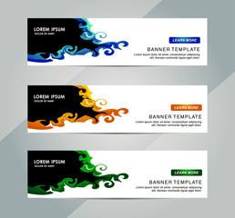 Wall Mural - Abstract Web banner design background or header Templates