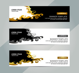 Wall Mural - Abstract Web banner design background or header Templates