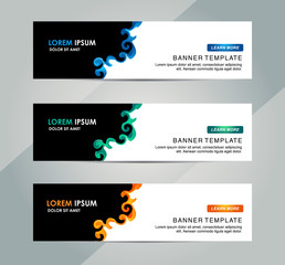Wall Mural - Abstract Web banner design background or header Templates