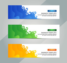 Wall Mural - Abstract Web banner design background or header Templates