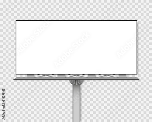Fotomural Blank billboard mockup for your advertisement