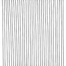 Hand Drawn Vertical Parallel Thin Black Lines On White Background