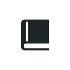 Leinwandbilder - Book icon template color editable. Book symbol vector sign isolated on white background illustration for graphic and web design.
