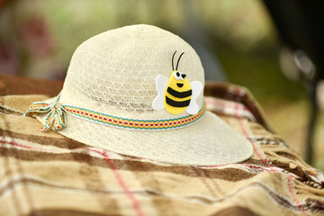 beautiful beekeeper hat. concept - it always looks beautiful!