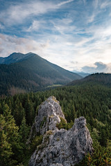 Wall Mural - amazing nature, summer in the mountains. Travel and hike