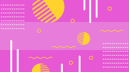 Poster - Colorful background with abstract geometric figures. Use for modern design, cover, template, decorated, brochure, flyer.
