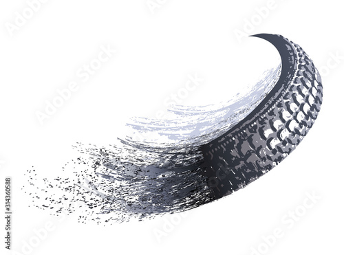 Cuadros en Lienzo Motosport wheel background