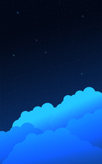 Wall Mural - galaxy with star. abstract background. vectro illustration.