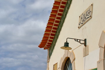 Canvas Print - Old Train Station in Lagos, Portugal