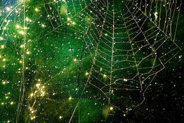 abstract image of a spider web