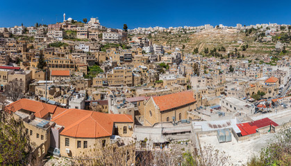 Wall Mural - Panorama of Salt town, Jordan