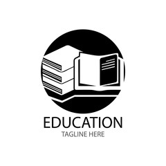 Book Education Logo Template vector illustration design