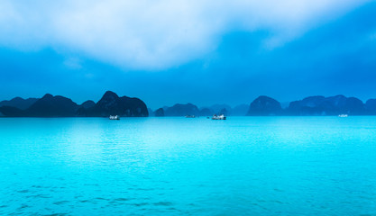 Natural scenery of Halong Bay, Vietnam