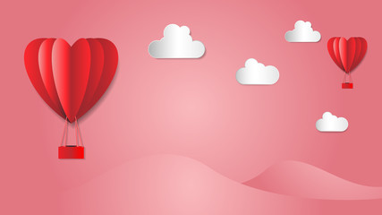 Wall Mural - love background design. 3D vector illustration