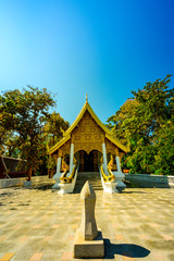 Lanna Style Church in Chom Chaeng Temple