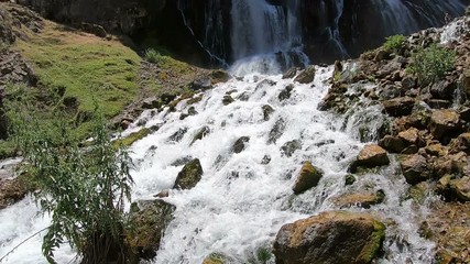 Wall Mural - kapuzbashi waterfall on summer day