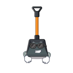 Sticker - Super cool snow shovel character wearing black glasses