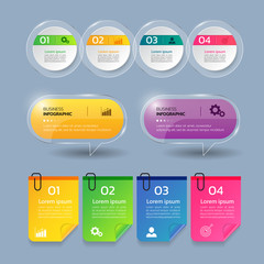 pack of infographics template design.