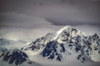 Picturesque Antarctica snowy mountains