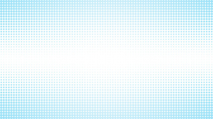 Poster - Abstract dotted light blue background with striped texture. Seamless creative technology halftone pattern illustration on white background. Design for poster, banner, website or template.